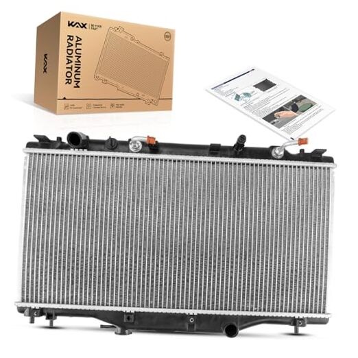 CU2412 Car Engine Radiator, Compatible with 2002-2006 RSX