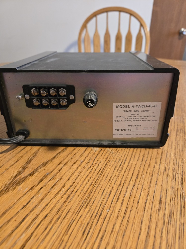CDE Antenna Transmit/Receive Direction Control Model H-IV / CD-45-II - Untested