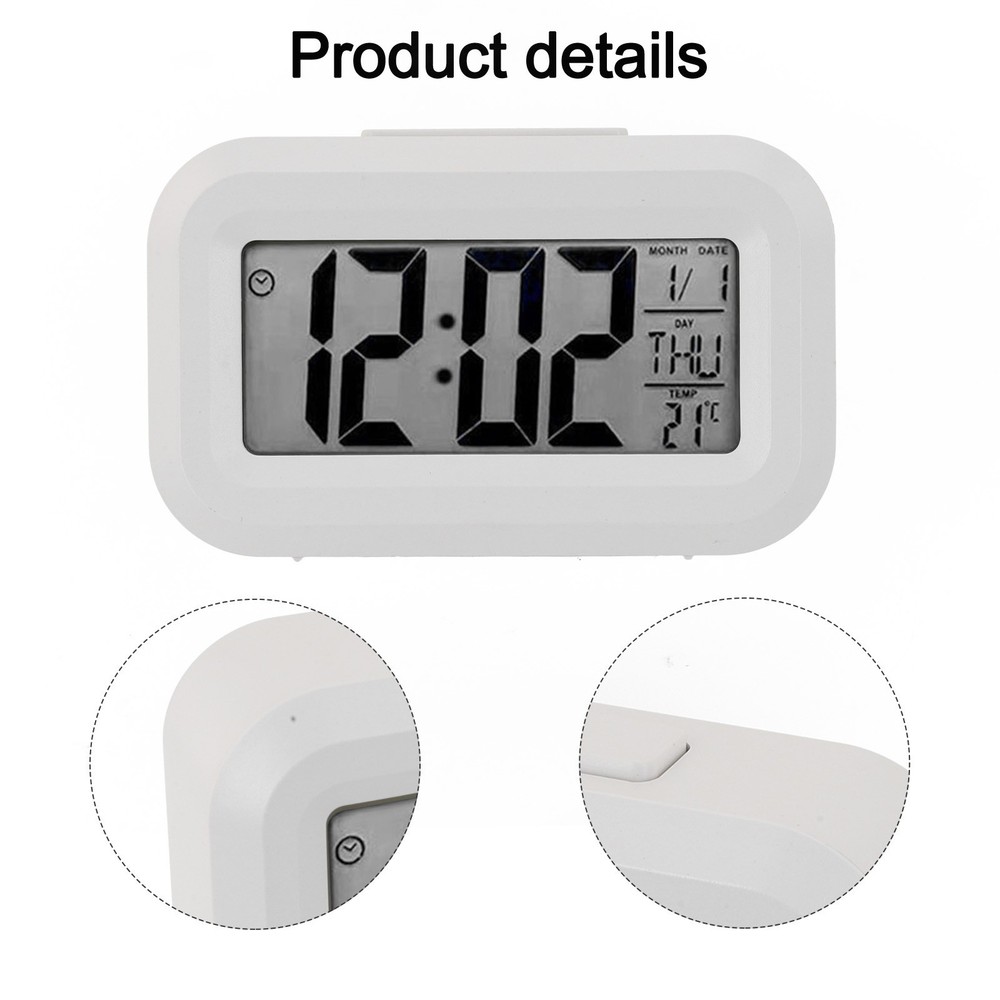 Stylish and Practical LED Digital Alarm Clock with Temperature Display