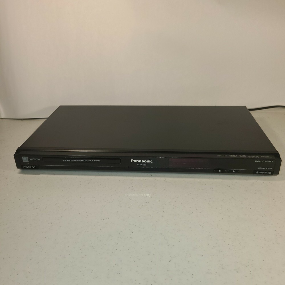 Panasonic DVD Player DVD-S53 Tested & WORKING No Remote Control