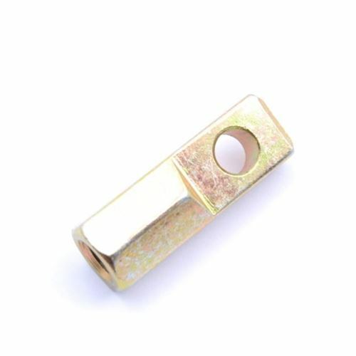Plain Rod End, 1/4-28 thread, 1/4" hole (short body)