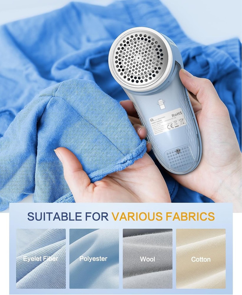Magictec Rechargeable Fabric Shaver - Black