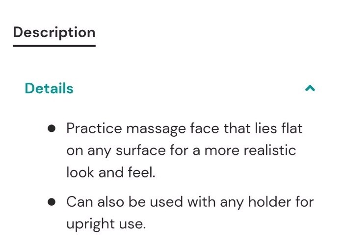 Massage And Makeup Manikin Face Celebrity MSG-3