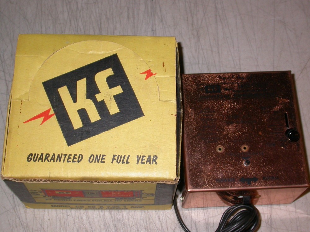 KF INDUSTRIES HO Power Pack Model CB 50 Controller Transformer Train FREE SHIP