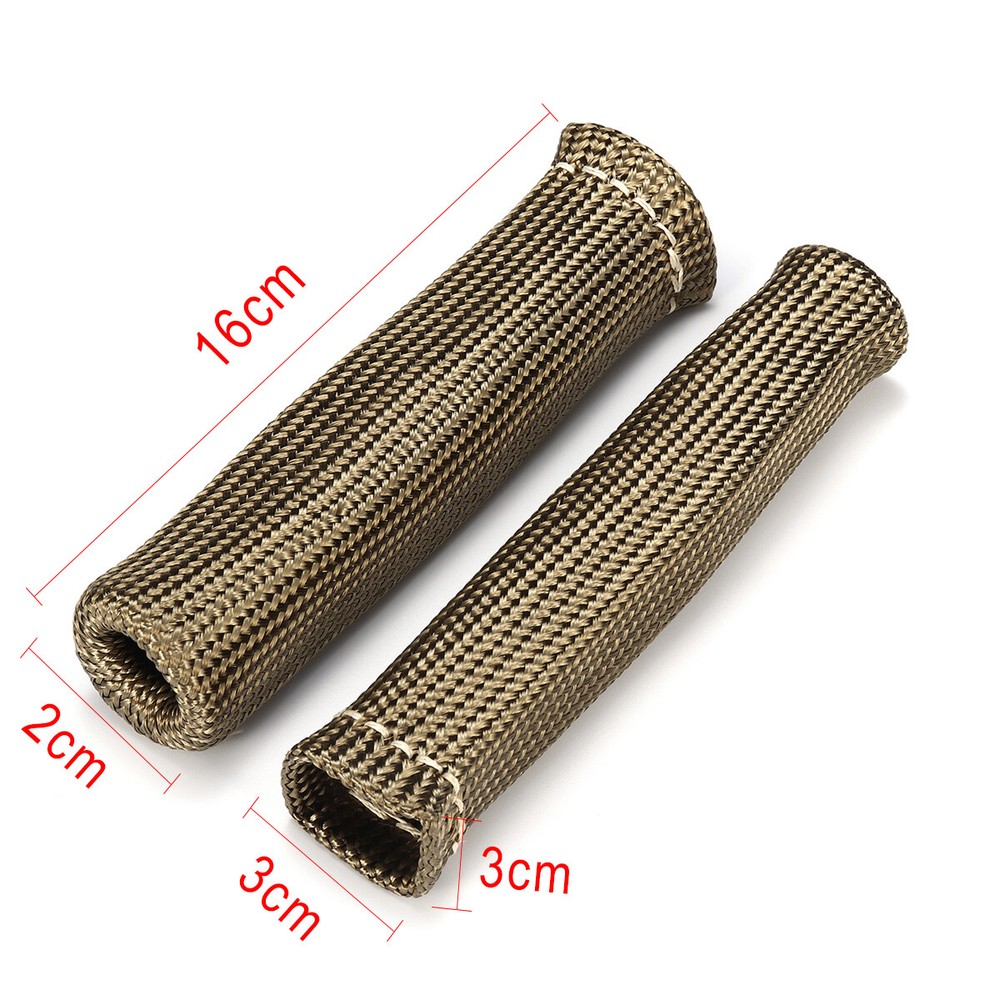 2500° Titanium Spark Plug Wire Sleeve Boot Heat Shield Protector For LS1/LS2/LS4