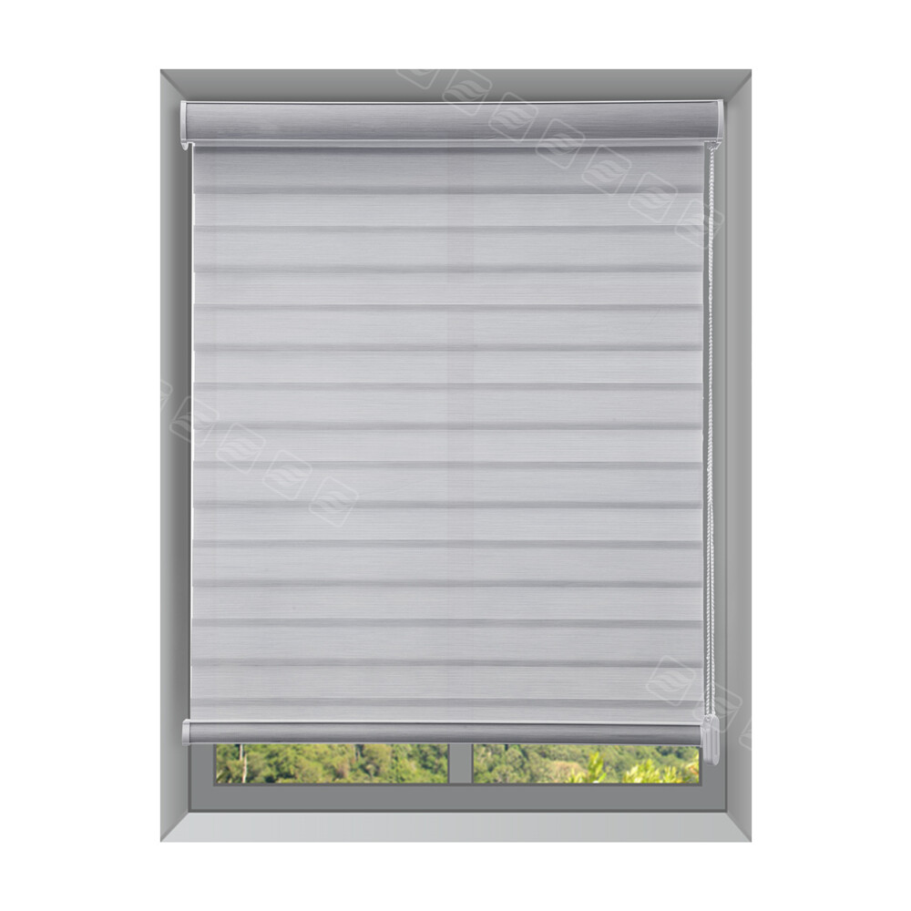 Changshade Customized Size Light Filtering Dual Layer Zebra Shades Roller Blinds