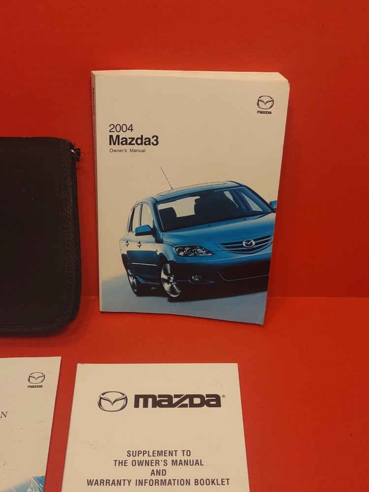 04 2004 Mazda3 Owners Manual