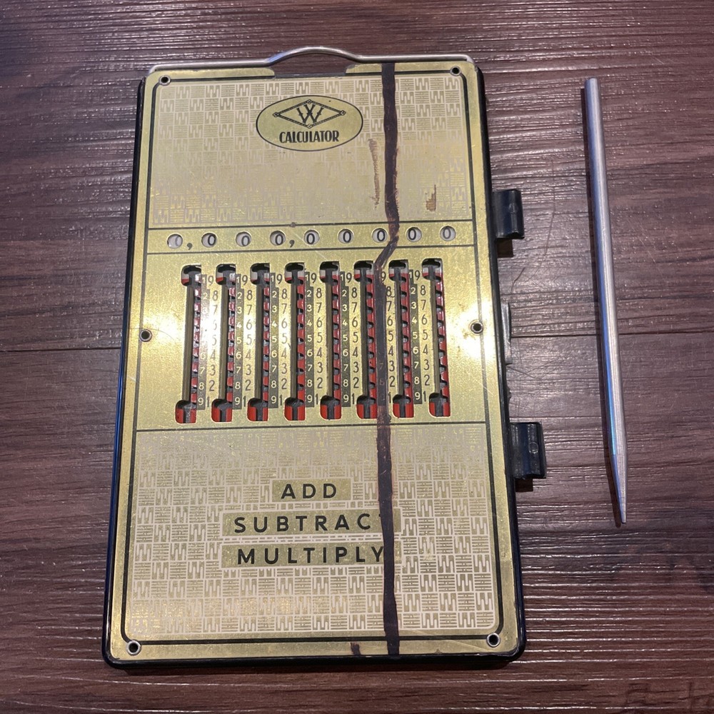 Vintage Manual Calculator