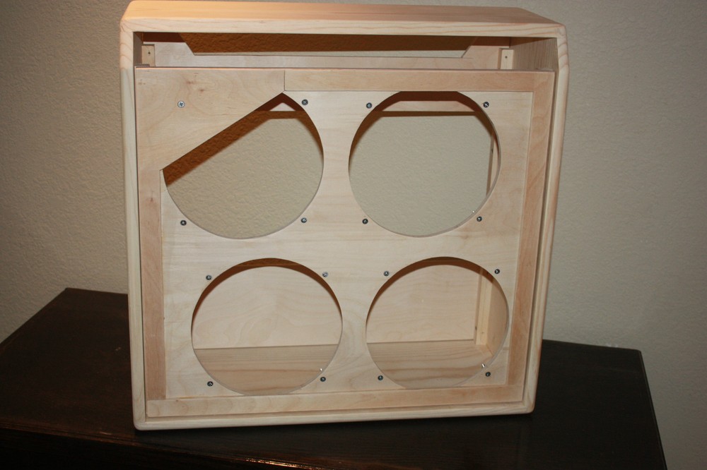 rawcabs super reverb 4x10 unfinished empty pine combo cabinet project