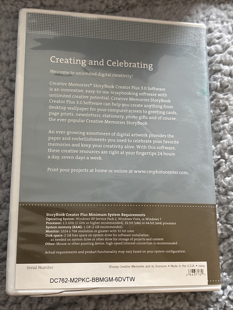 Storybook Creator Plus - Creative Memories (Software, 2007)