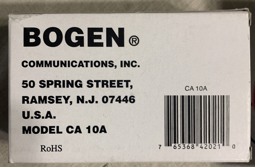 Bogen Call Switch CA10A