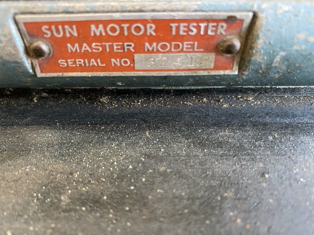 Sun Vintage 1950’s Motor Tester