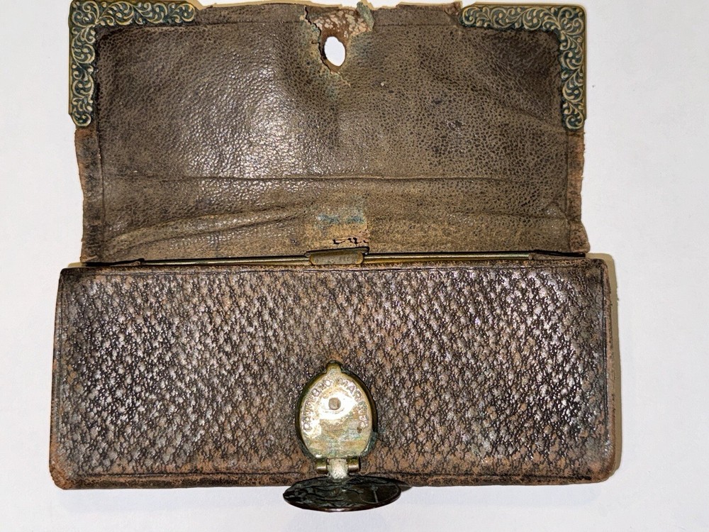 Antique Leather Fly & Leader Wallet