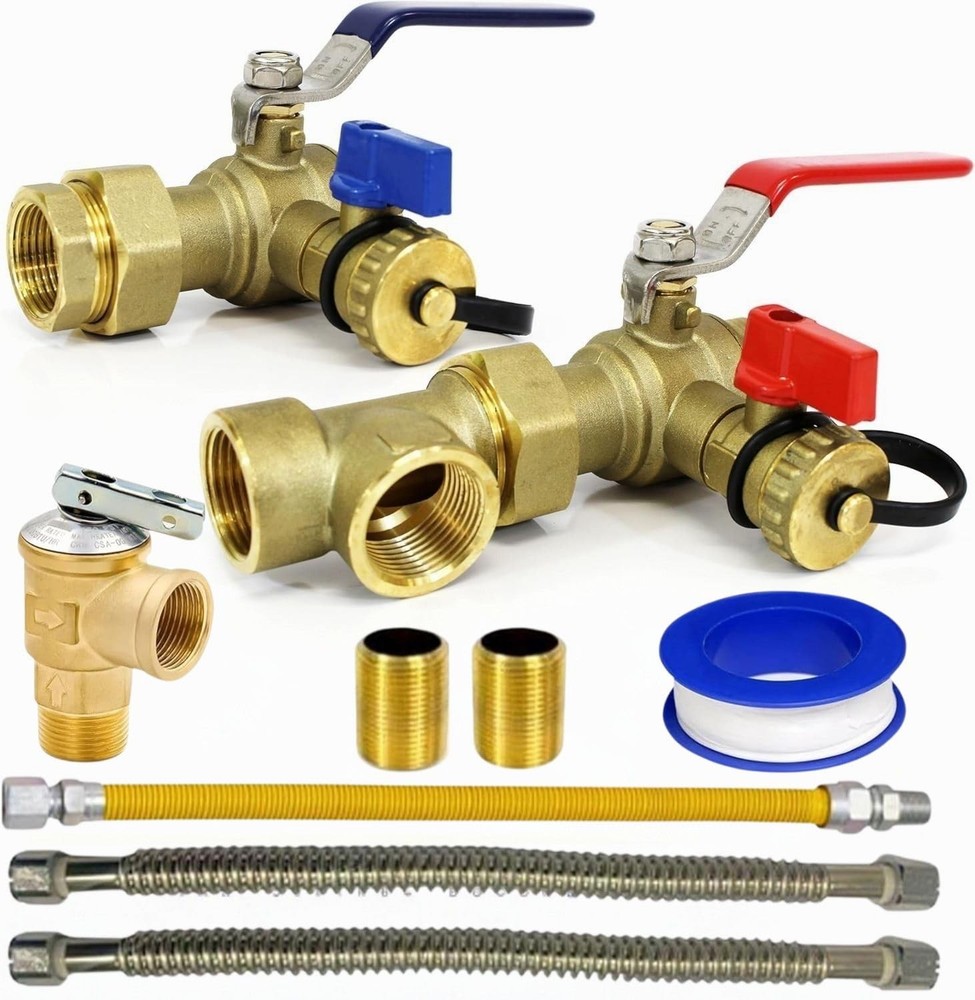 CMI Inc - 3/4 Inch IPS Female Threaded Complete Tankless Water Heater Brass