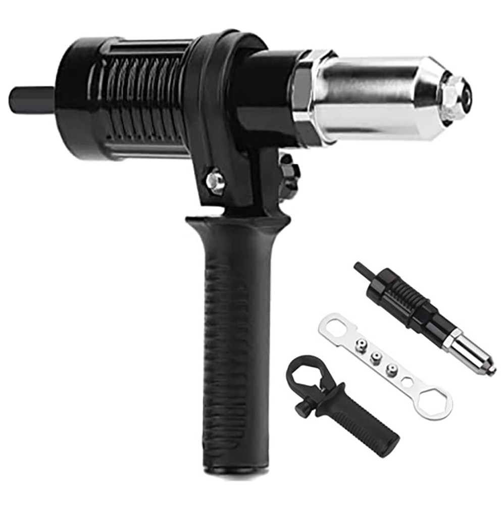 Rivet Gun Adapter Kit,Electric Power Drill Rivet Attachment,Easy Processing