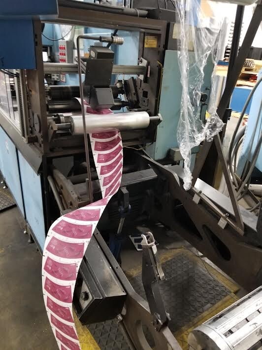 Webtron 1618 Printing Press - 5 color Inline Press