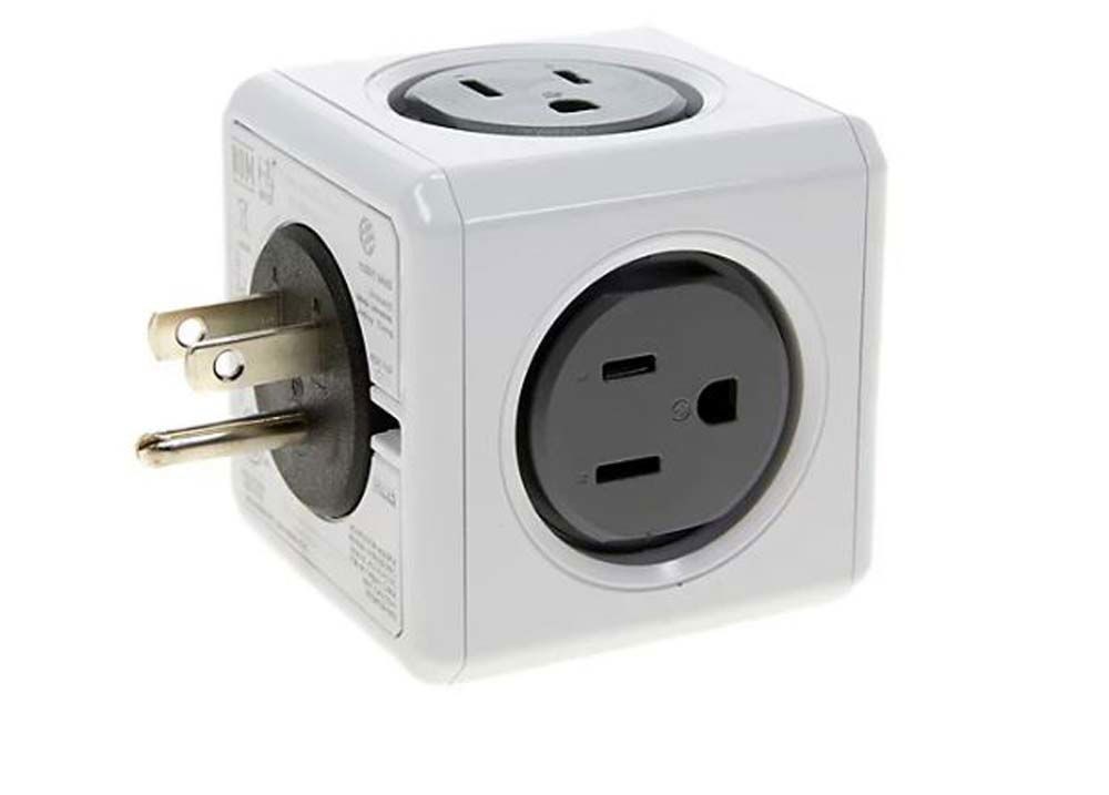 PowerCube 2-pack Original Modular 5-Socket System W/Surge Protection