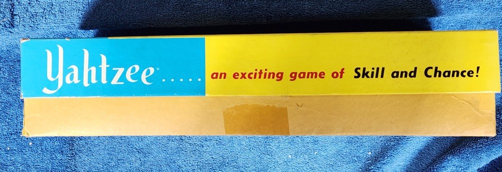 GAME-YAHTZEE, #950, E.S. LOWE (c)1956,