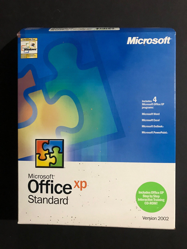 Microsoft Office XP Standard Version 2002 Standard & Visio