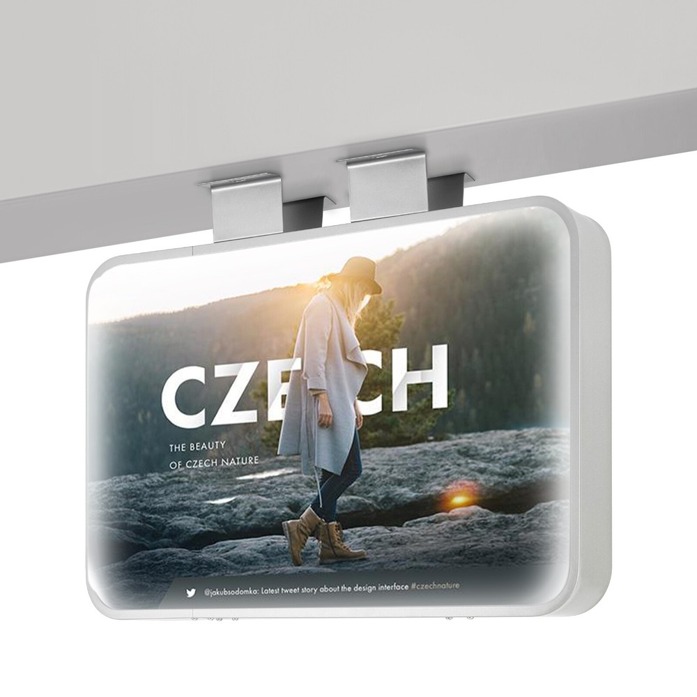 LED Rectangle Double-sided Advertising Light Box Illuminated Projecting Sign