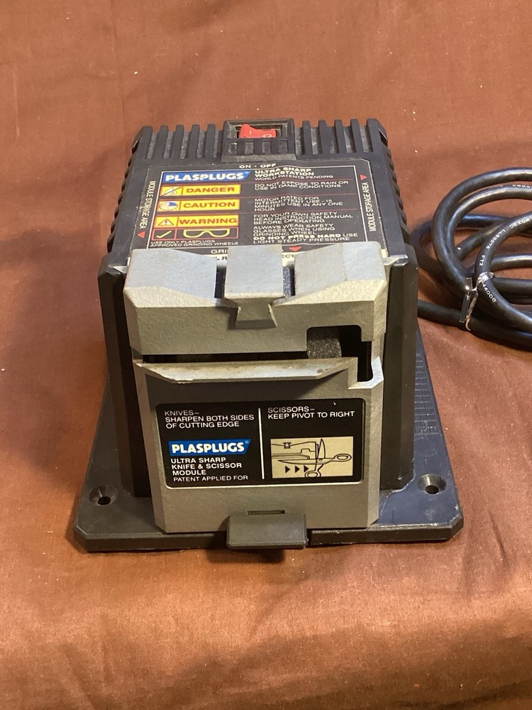 Plasplugs Ultra Sharpening Workstation DCS407VS Drillbits Knives Scissors Tools