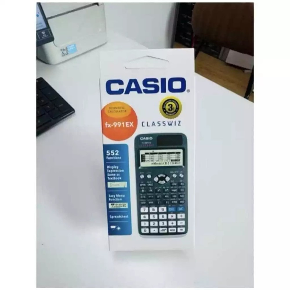 Casio FX-991EX ClassWiz Scientific Calculator 552 Functions Advanced Engineering