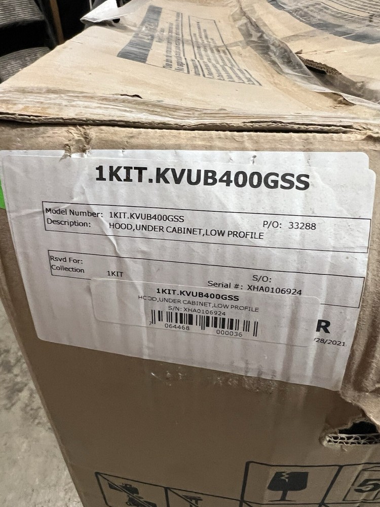 kitchen aid hood range Kvub400gss