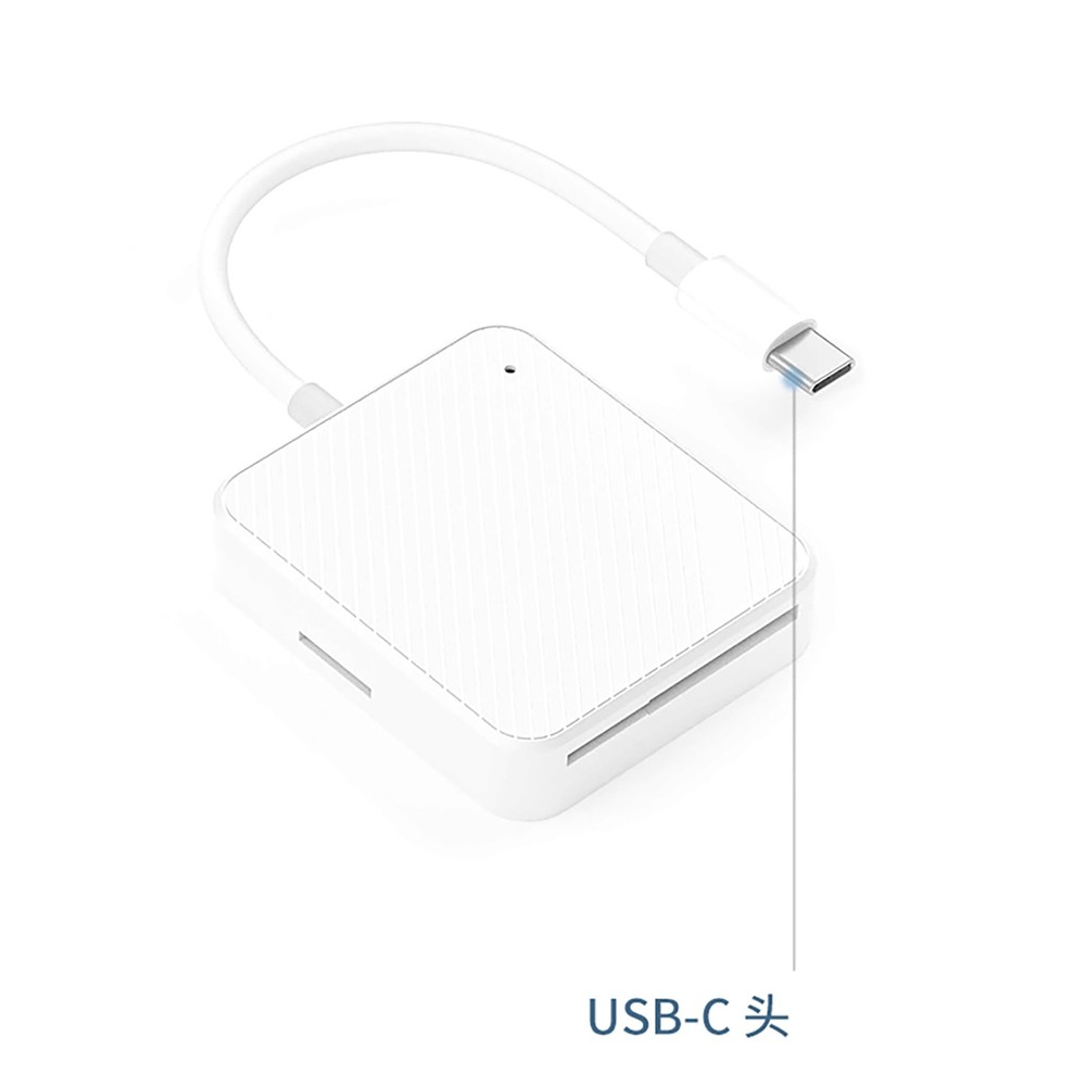 4-Slot USB-C M2 SD SM XD Card Reader Compact Flash Reader Memory Card Adapter