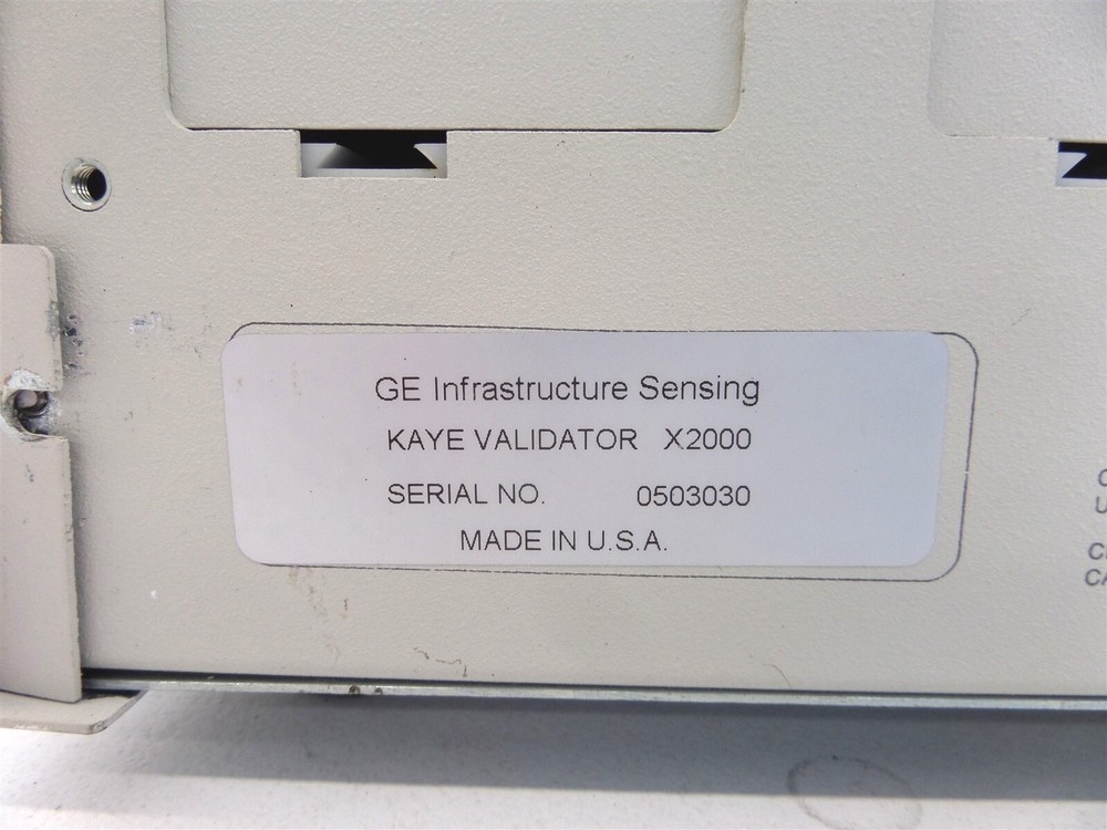 GE Kaye Validator 2000 Thermal Validation w/ 3 Sensor Modules