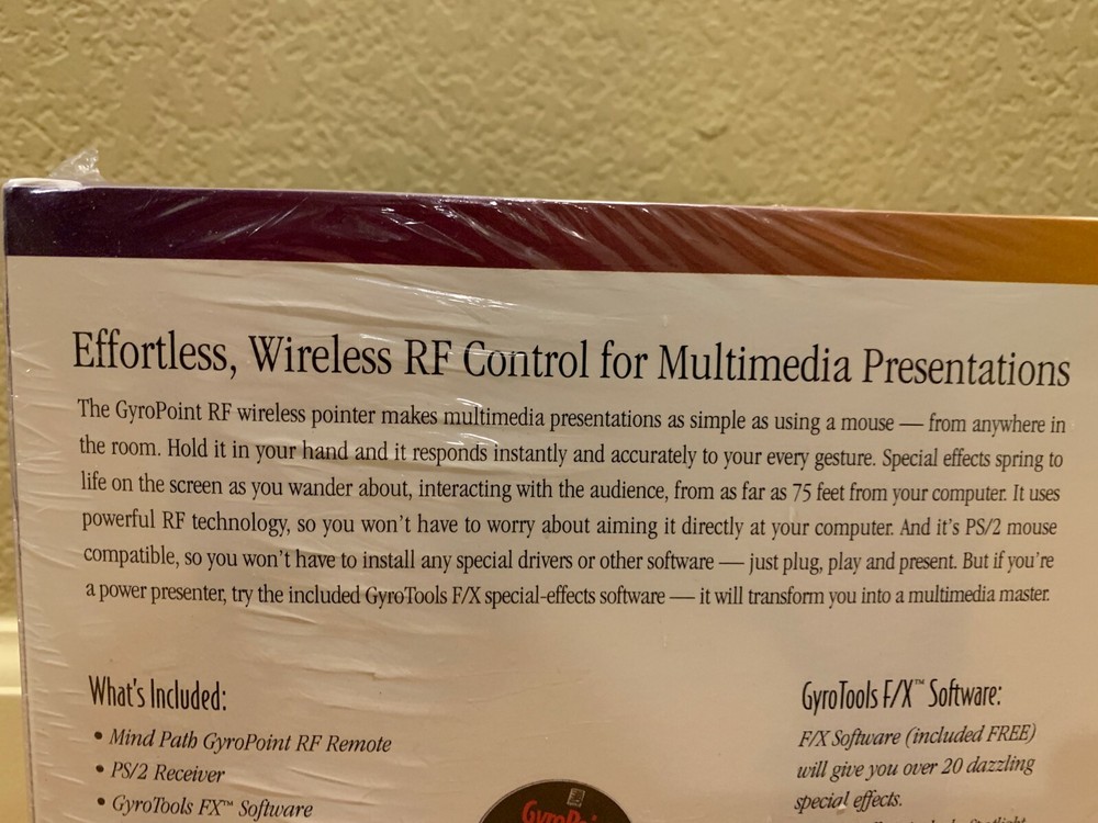 Mind Path Technologies GYRO-RF Cordless RF Presentation System **NEW**