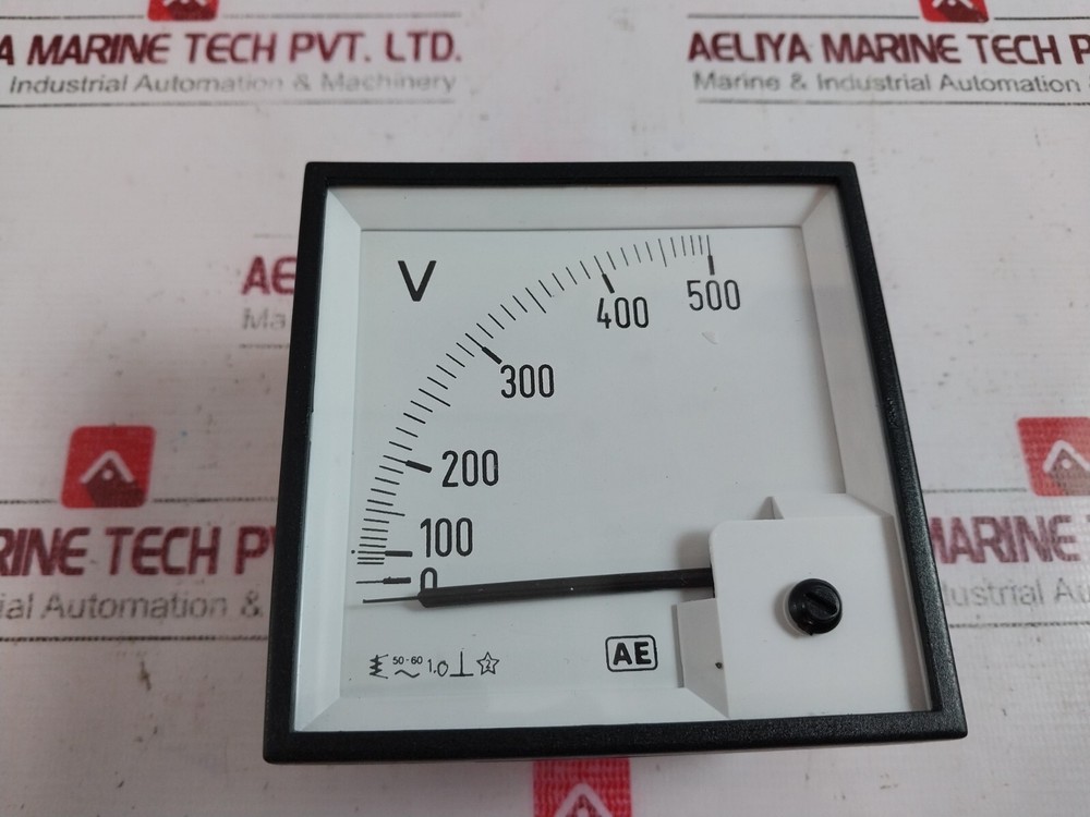 Automatic Electric 0-500V Analog Voltmeter