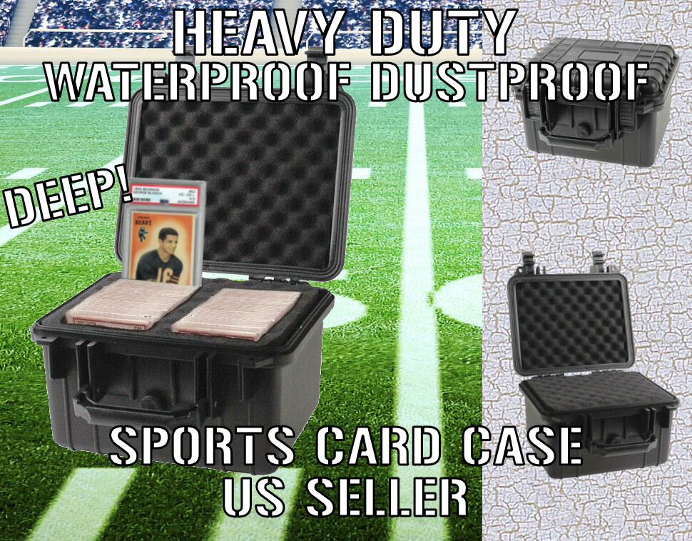 Deep Travel Size Graded Card Storage Waterproof Case