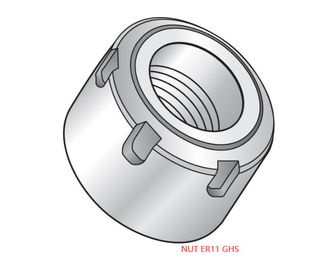 original carbide inserts 4pcs  ‎NUT ER11 GHS