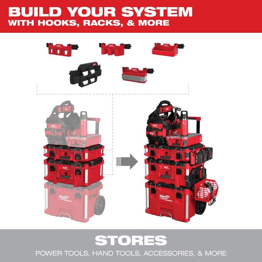 Milwaukee PACKOUT Compact Plate Tool Box Rack Attachment