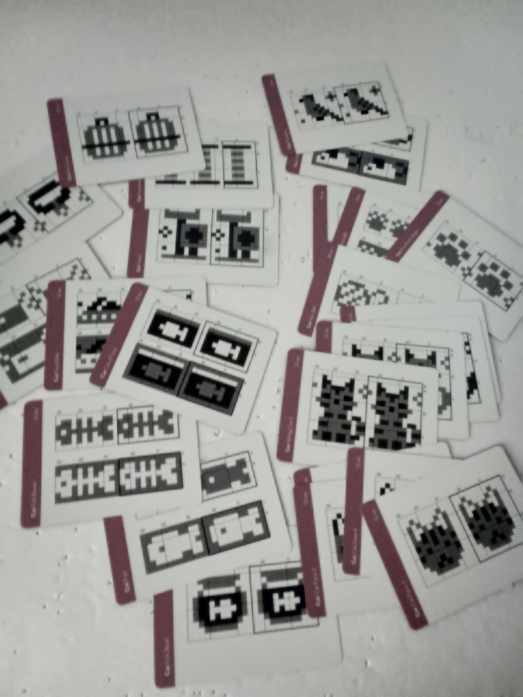 Doodle Card Kit, 1/2 Deck= Cat Faces, Misc. Objects-