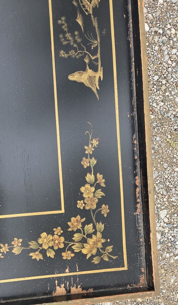 Gilded Chinoiserie Style Side Table