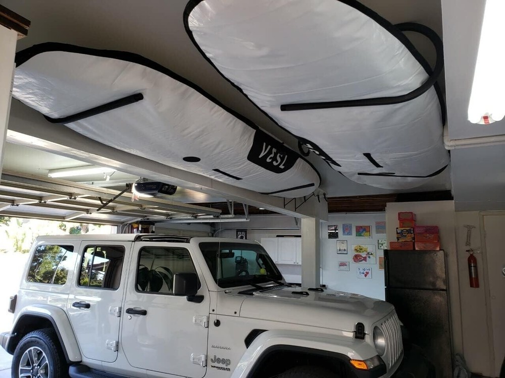 Paddleboard & Surfboard SUP Storage Rack Ceiling & Wall Mount Garage Organizer