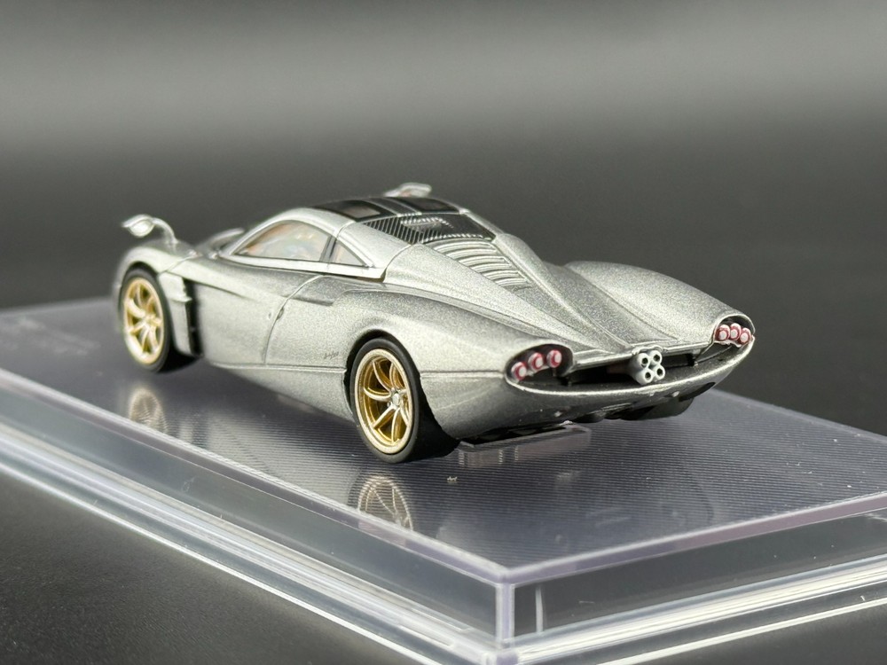 CM Model Pagani Codalunga Silver - Limited Edition 1/64