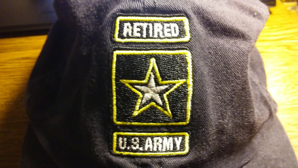 U. S Army Retired patch (iron on)