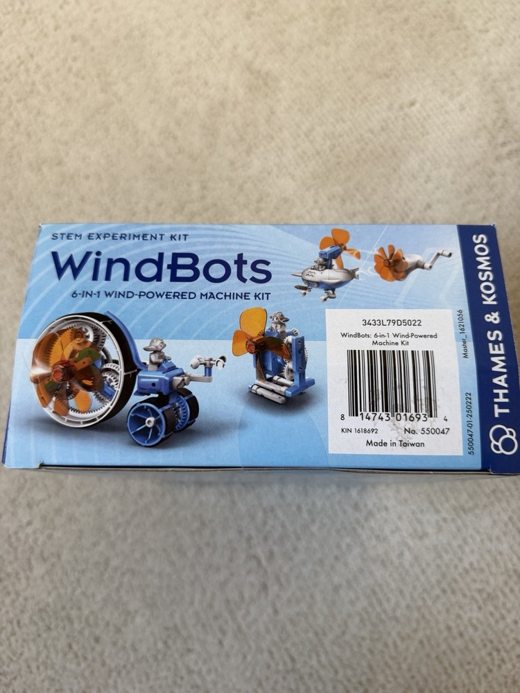 WindBots 6 In 1 Wind Powered machine Kit
