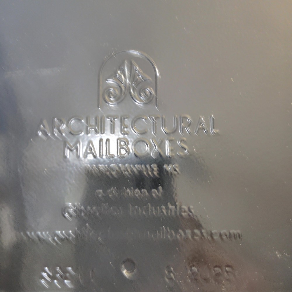 Architectural Mailboxes Elite Black Medium Steel Post Mount Mailbox Model E1100B