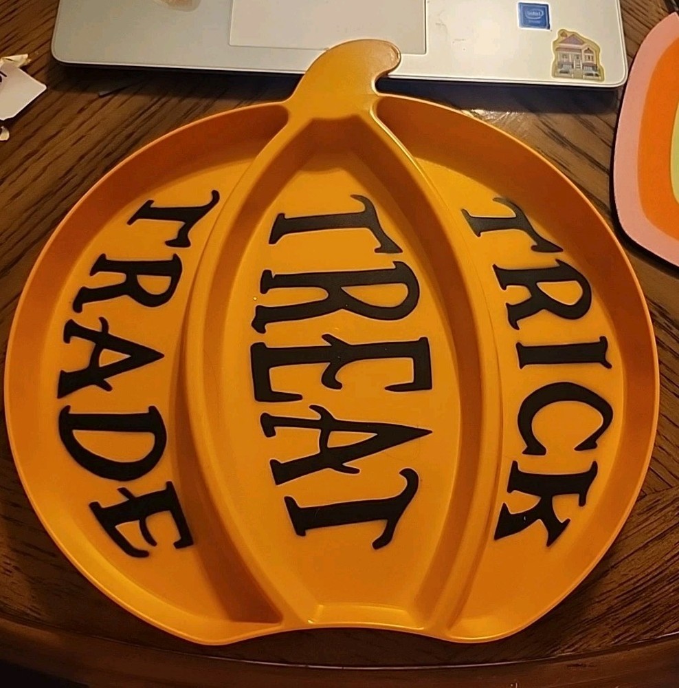 Hyde And Eek Pumpkin Server Platter