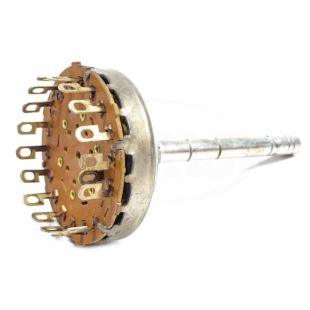 Mallory 32117J Rotary Switch, 1 Pole, 16 Position Maintained