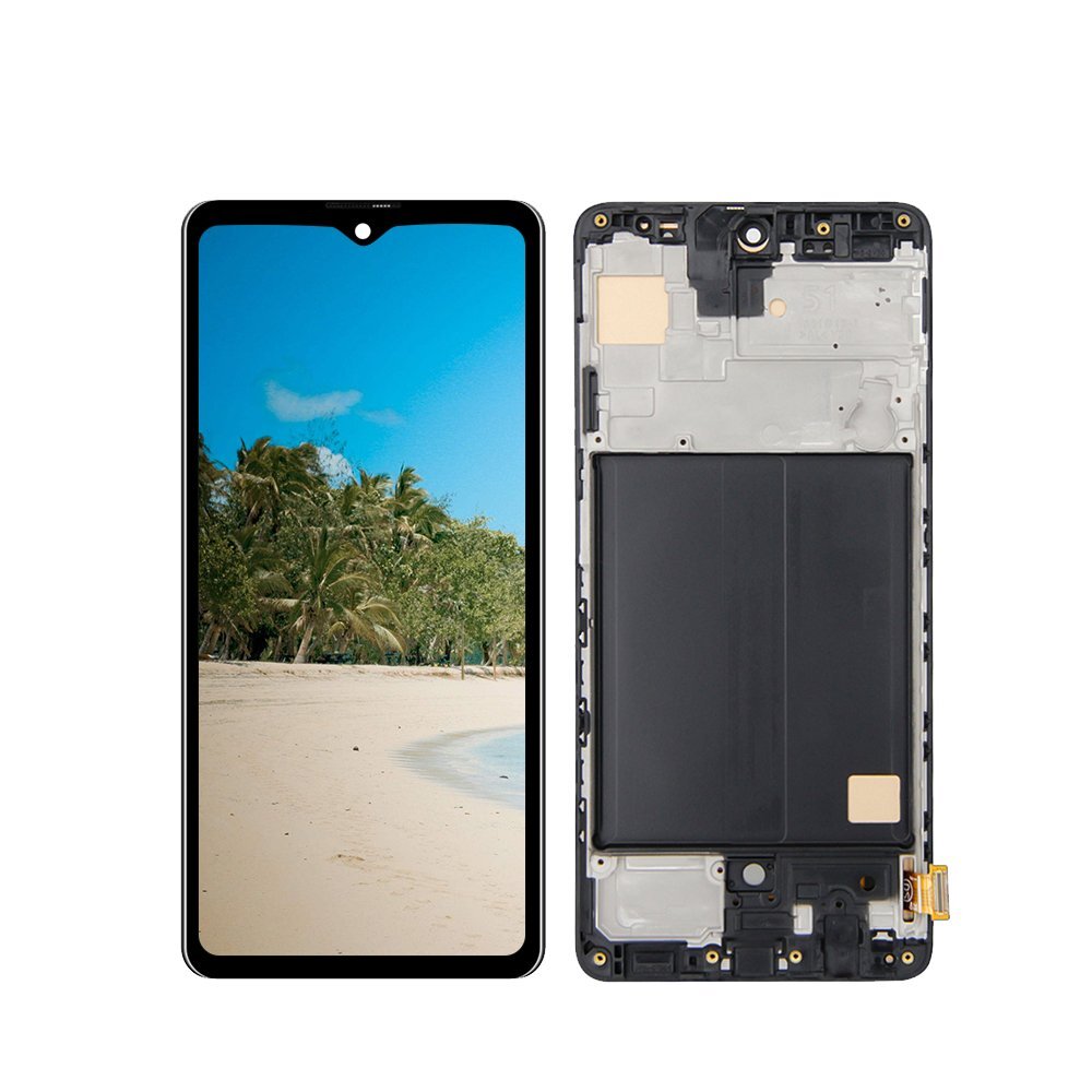 Replace For Samsung A51 4G A515 2019 LCD Display Touch Screen Digitize +Frame