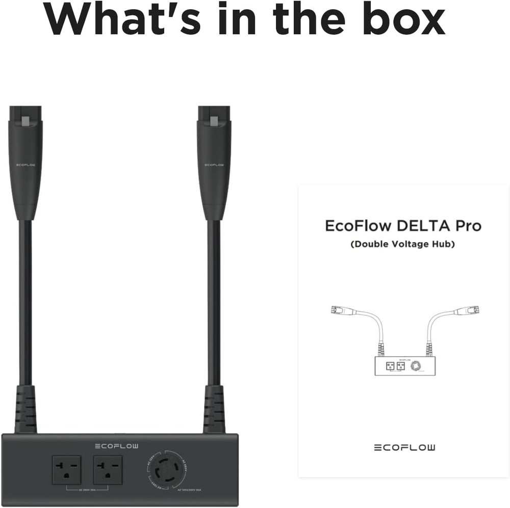 EcoFlow Double Voltage Hub for EcoFlow DELTA Pro
