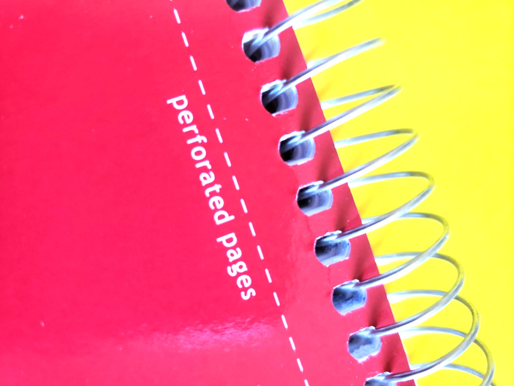 Spiral Notebook College Rules 5 Subjects 150 Sheets