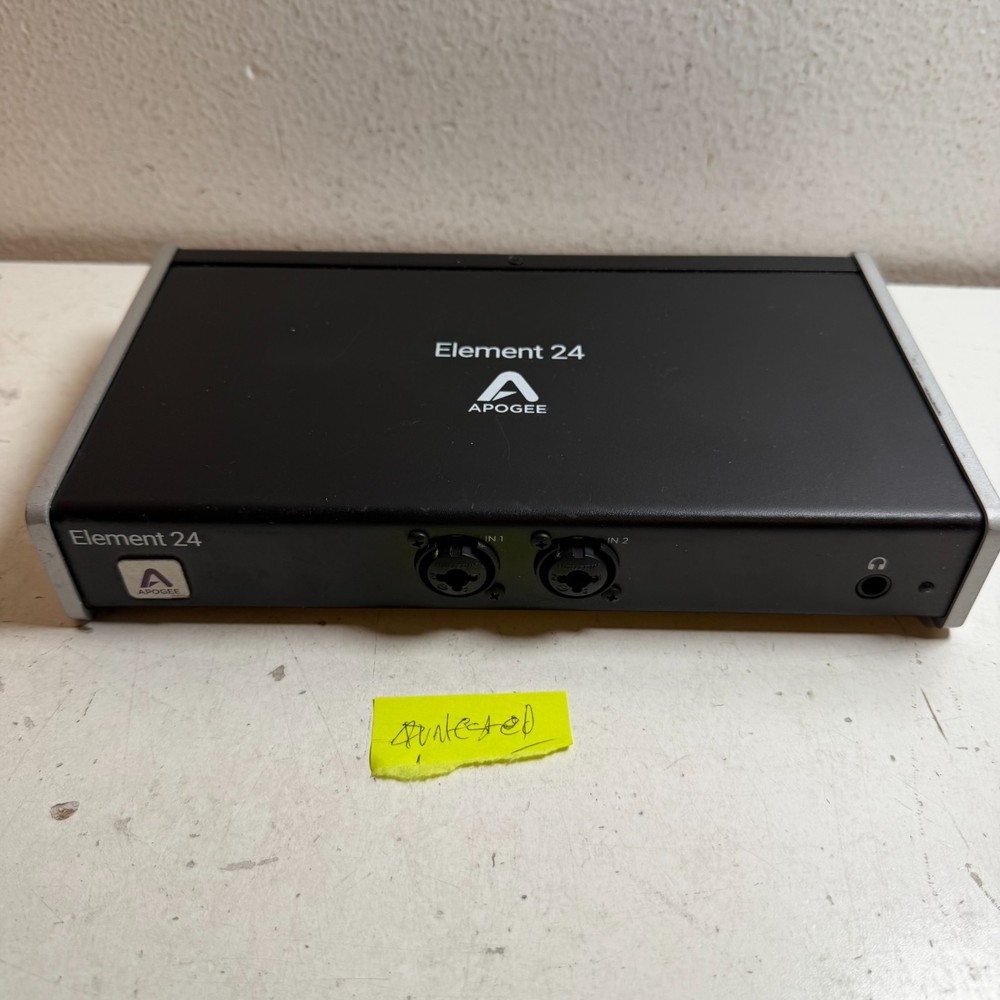 Apogee Element 24 High Quality Thunderbolt Audio Interface for Mac - Untested