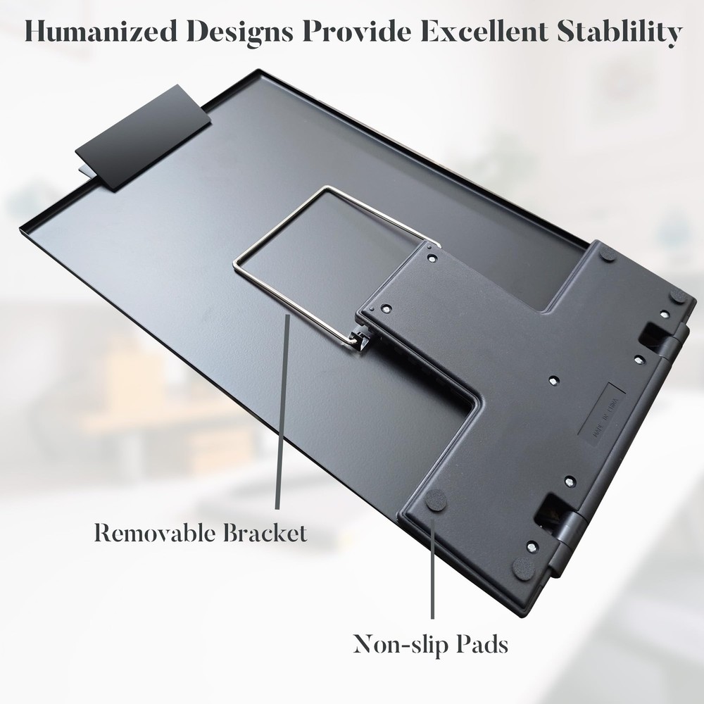 Black Desktop Document Paper Holder Stand 7 Adjustable Angles Copyholder