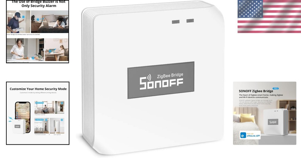 Zigbee 3.0 Smart Home Hub - Dual Protocol, 128 Devices, Security Features