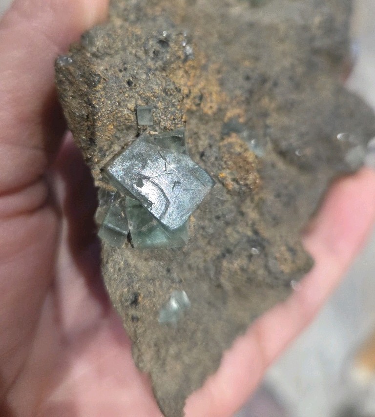 192g Fluorite Specimen Cubic